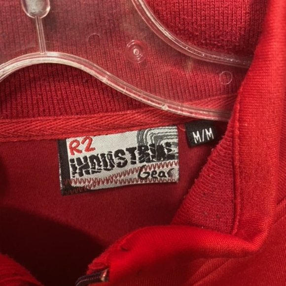 R2 Industrial Gear Full Zipped Sweatshirt - Size: M**EUC** - Picture 5 of 6